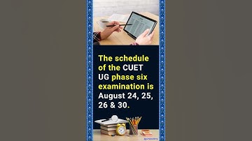 CUET UG 2022 Phase six Exams begins today. #cuet2022 #cuet #shorts #latestupdate #umeacademy