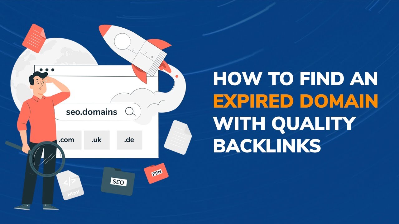 How to find an expired domain with quality backlinks - YouTube