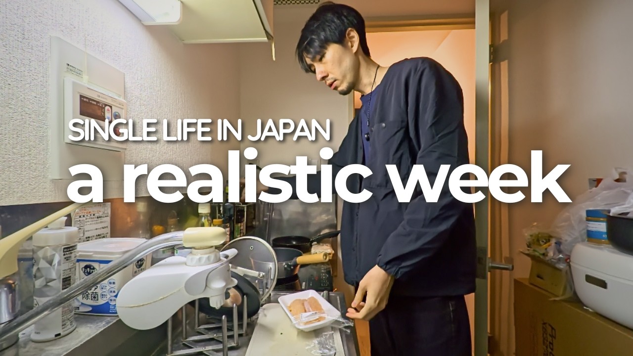 A Week of Single Life in Tokyo 東京の一人暮らしの1週間 - 15min Japanese Listening