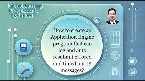 How to create an Application Engine that can log and auto resubmit errored and timed out IB messages