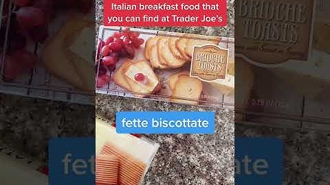 Italian Breakfast At Trader Joe