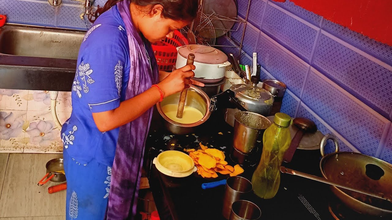 12:10pmdiaries|mango juice with ice |NidhiUniverse💃livevlogging