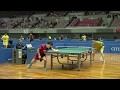 松平賢二（協和キリン）vs曽根翔（愛工大名電高）|男子シングルス4回戦｜2020年全日本卓球大会4日目ハイライト