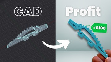 How I designed a SIMPLE 3D MODEL in twenty minutes that made me $100💰