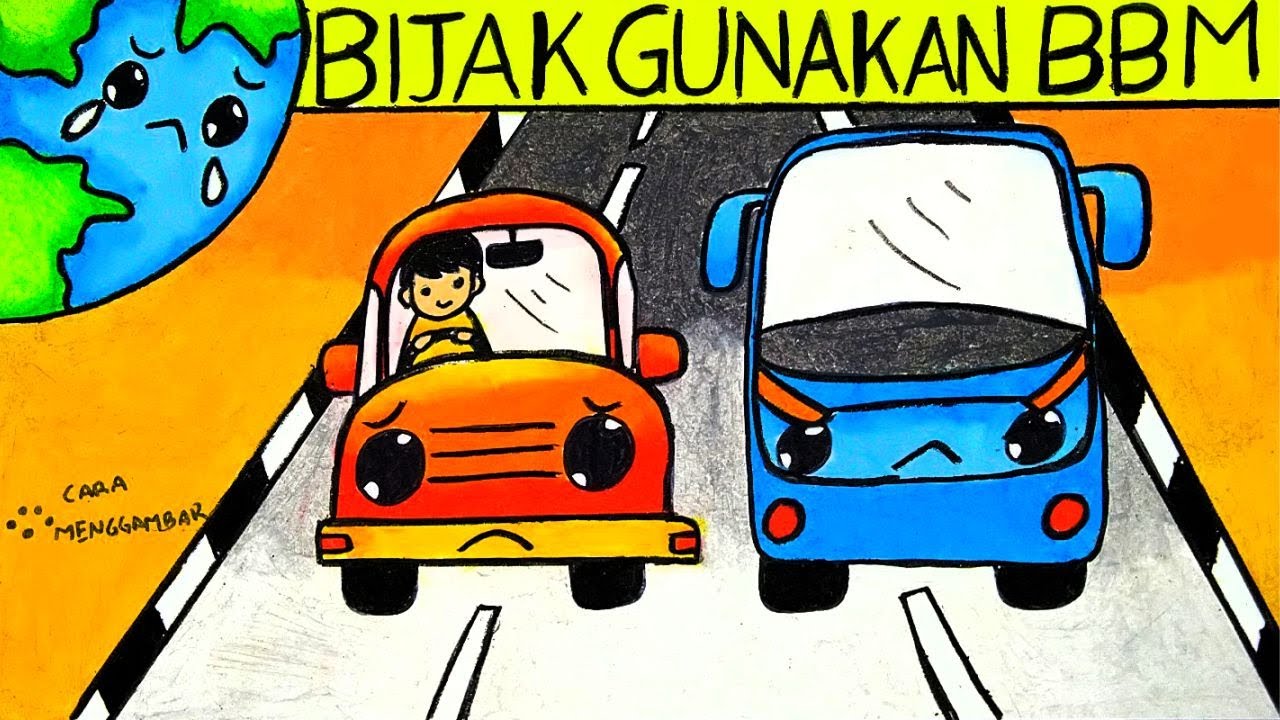 Cara Menggambar Membuat Poster Tema Bijak Menggunakan Bbm Yang Bagus Dan Mudah Ditiru Ep 231 Youtube Cara Menggambar Poster Gambar