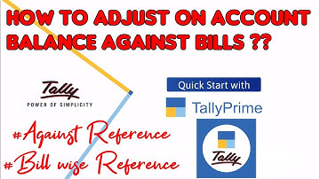 How to Adjust Opening Balance with Invoice in Tally Prime | Bill Wise Adjustment Step-by-Step