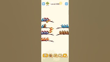 Bird Sort Colour GAMEPLAY LEVEL 302🔥Subscribe Channel@8-Bit games🔥
