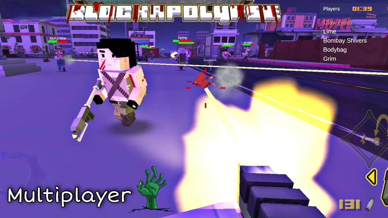 Multiplayer Funny Fails + Best Highscore Kills in Blockapolypse Zombie Shooter | Android Gameplay