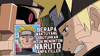 Berapa Sih Sebenarnya Waktu yang dibutuhkan Untuk Menonton NARUTO Tanpa Filler #Short1Minute