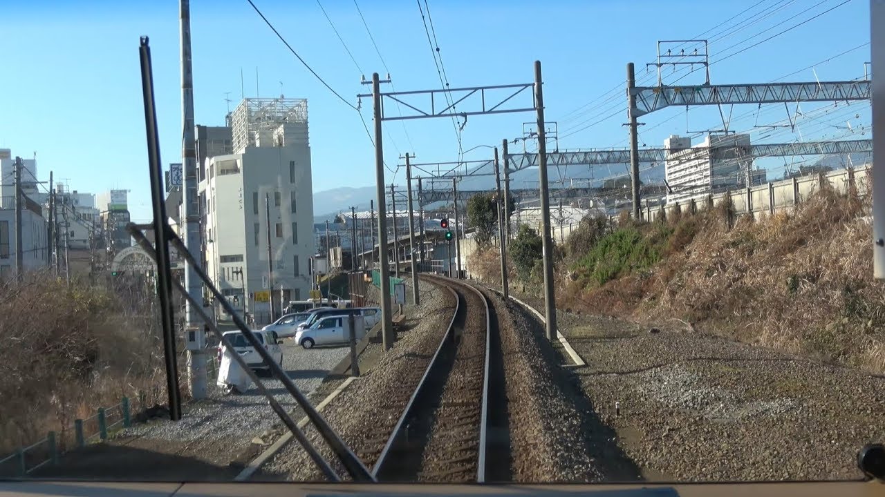 【4K前面展望】伊豆箱根鉄道大雄山線　大雄山→小田原