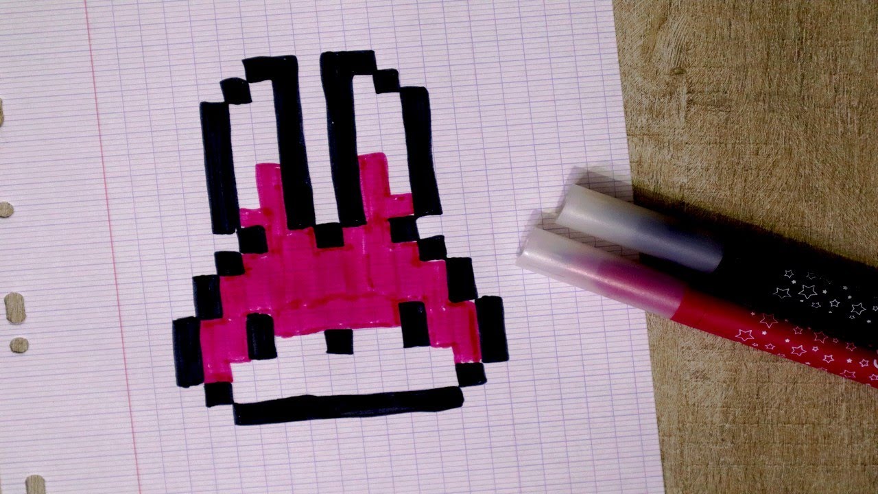 Lapin Rose en Pixel Art ! - YouTube