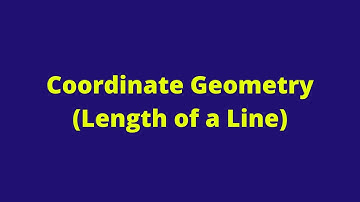 Coordinate Geometry (Length of a Line1 ): CSEC Mathematics: CXC Past Papers: Adobe MathLab