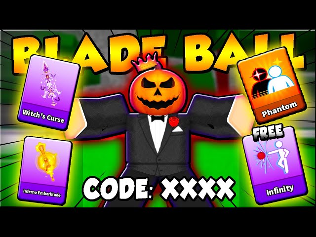 codigos atualizados blade ball halloween