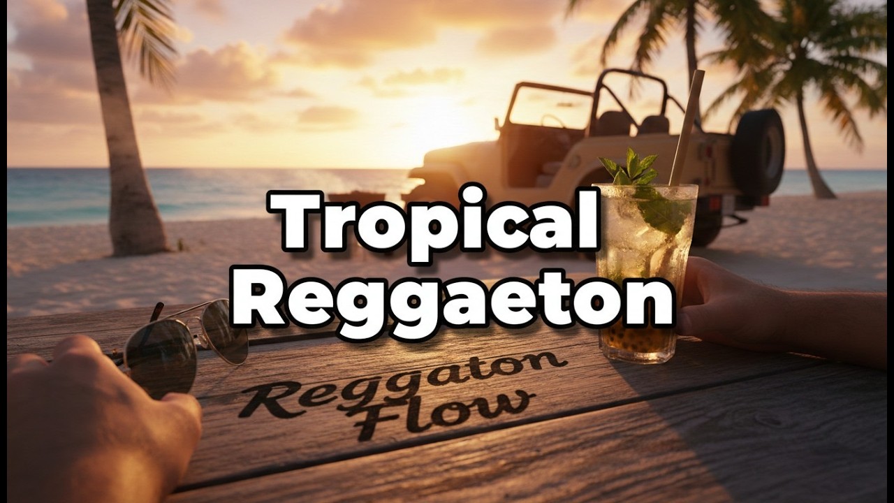 Tropical Reggaeton - Golden Sunset Chill • Soft Latin Pop for Evening Cocktails and Poolside Fun