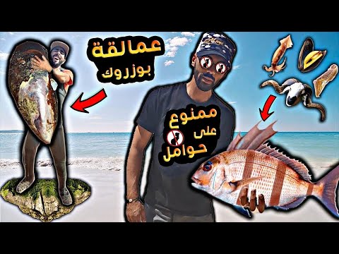 الوصفة التي يحلم بها كل صياد سمك الباجو معمر بالبوزروك و كلمار و شحمة ديال الغنمي