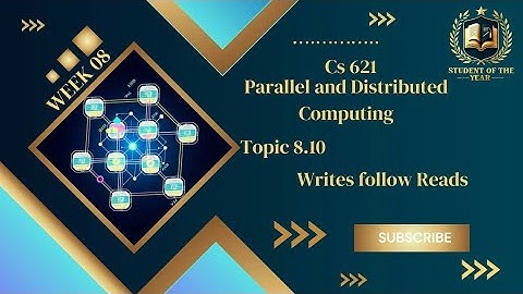 Cs621short lecture|Cs621 week 8 Topic 8.10 |  Writes Follow Reads|Cs621 midterm lecture