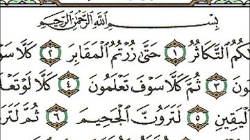 سورة التكاثر كاملة - الشيخ احمد العجمي