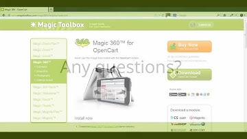 How to spin products in 360 degrees in OpenCart