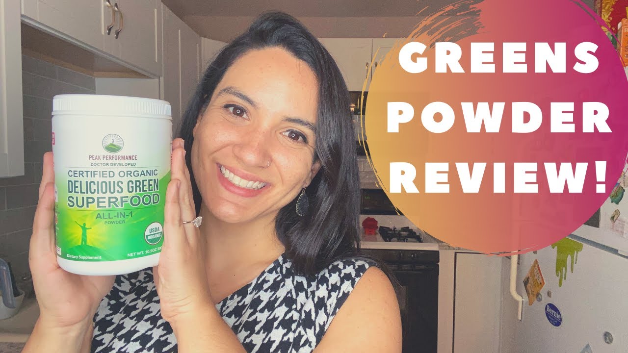 Greens Powder Review Peak Performance Green Superfood Mauricette