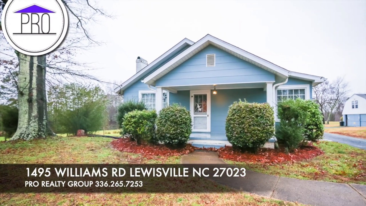 1495 Williams Road Lewisville NC 27023 SOLD! YouTube