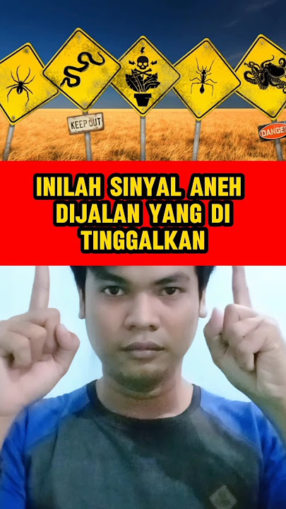 SINYAL ANEH DI JALAN YANG DITINGGALKAN #shorts #short #shortvideo