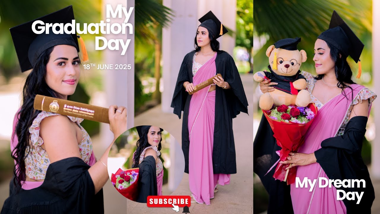 My Graduation Day♥️👩‍🎓l 18th June 2025 💫37th (ll) General Convication 1st l Dream Day OUSL l Vlog 08