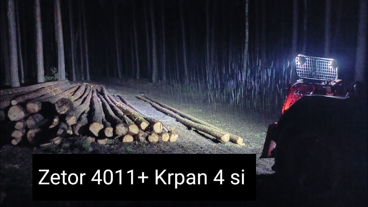 Těžba dřeva, Zetor 4011+ Krpan 4 si, Stihl Ms 440, Ms 261, Forest working@jpforest8882