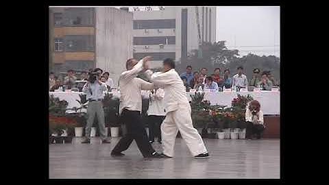 Kai Ying Tung 董繼英 . The only available video clip of pushhands.