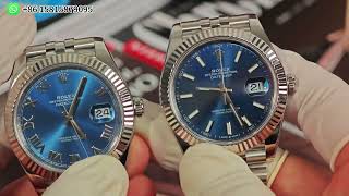 Can Genuine Parts Transform This 126300 Into A Stunning Blue Dial Datejust?