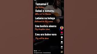 The Lord’s Prayer - Motu Language PNG