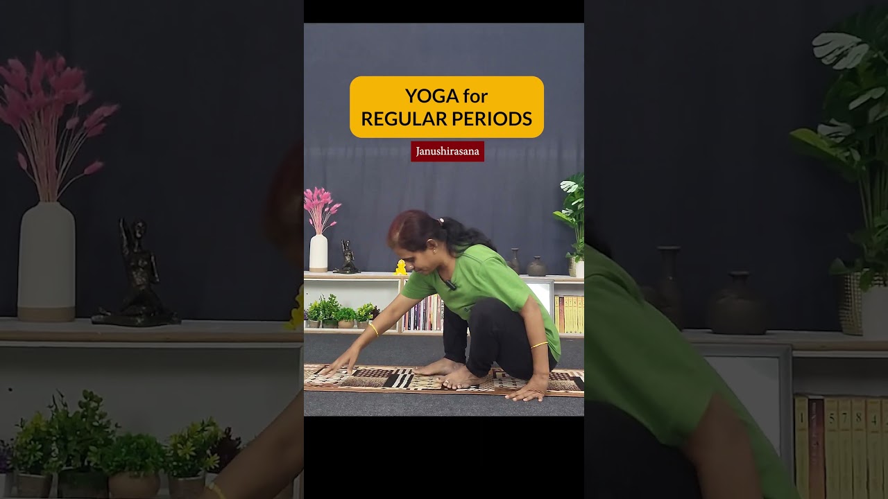 5 Minute Yoga Routine for a PAIN-FREE and REGULAR Period