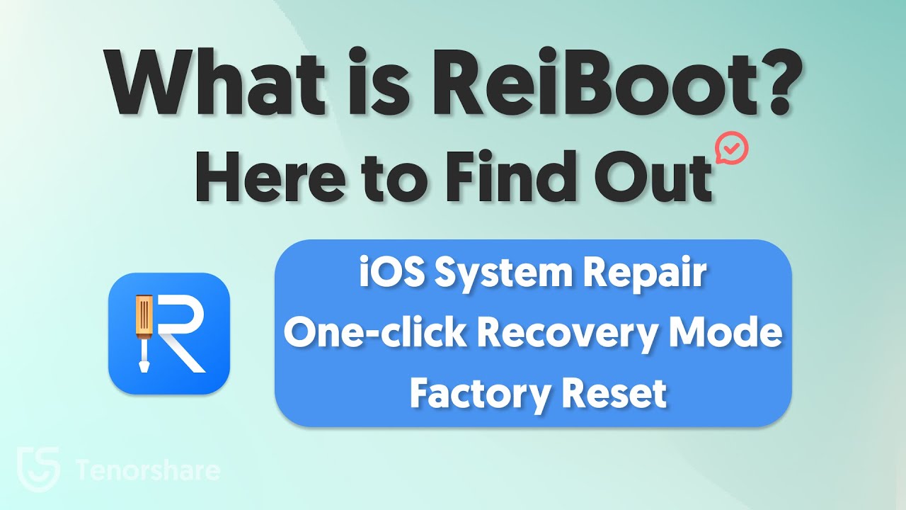 What is ReiBoot? Here to Find Out