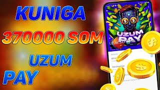 KUNIGA 370000.00 SO'M SARMOYASIZ OBUNA BOLIB | INTERNETDA PUL ISHLASB #UZUM #PAY