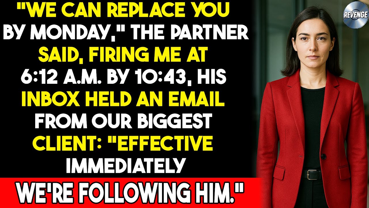 Он уволил меня в 6:12 утра. К 10:43 его самый крупный клиент тоже ушел.