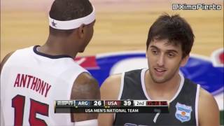 Argentina vs USA Full Game Highlights | Exhibition Game | 2012 USA Basketball Showcase
