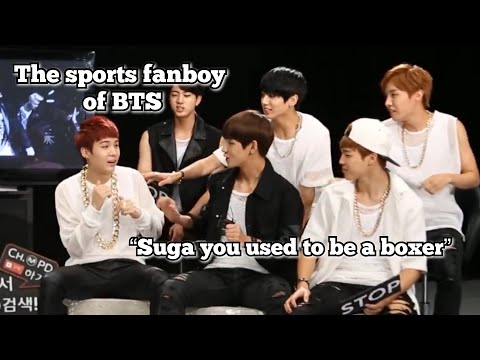 yoongi the sports fanboy