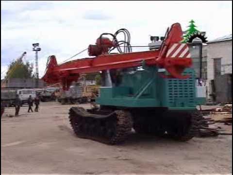 Сучкорезная машина ЛТК-08 - YouTube