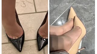 Alluring & Stylish Patent Pumps With Stilleto High Heels