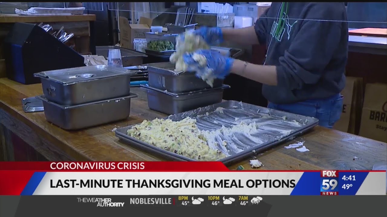 Last-minute Thanksgiving meal options