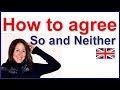 How to agree in English | Grammar lesson