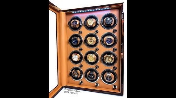 Tủ Lên Cót Đồng Hồ Cơ ACBOW 12 Xoay [KHOÁ VÂN TAY] - W12VDN