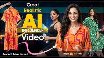 Create Realistic AI Influencer Video for Free | AI Model for Clothing Brand 2025 I Nano Banana Ai