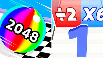 Satisfying Mobile Games / Ball Run 2048 Infinity vs Number run shooting - All Levels
