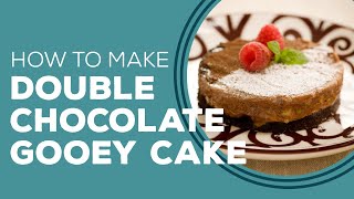 A gem from the archives - check out this vintage clip for decadent
double chocolate gooey butter cake recipe. -- ingredients butter,
greasing pan, plus...