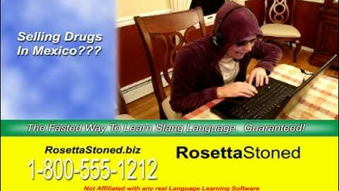Rosetta Stone Spoof Language Learning Software Video