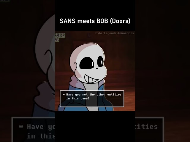 SANS meets BOB (Roblox Doors Animation) class=