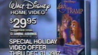 Lady And The Tramp Vhs Commercial 1987