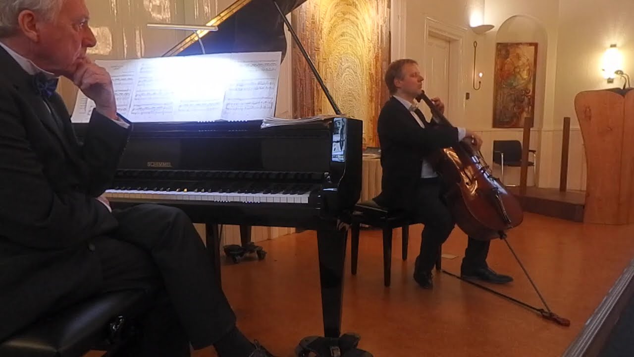 Walkart Concert Zaterdagmiddag Muziekuur Ephraim van IJzerlooij, cello Paul de Boer, piano