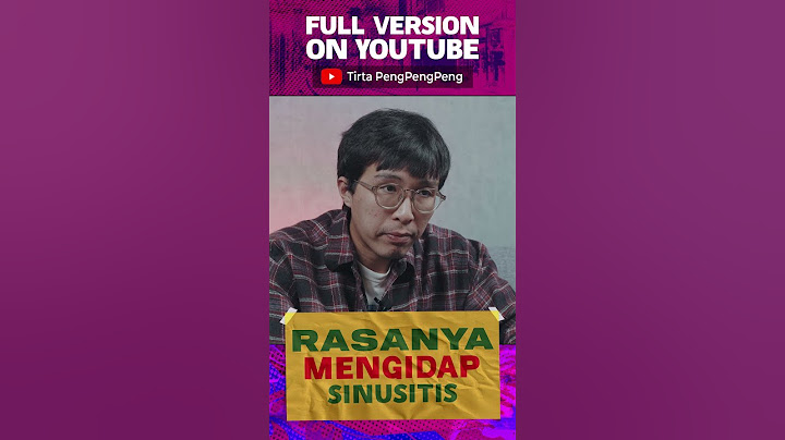 RASANYA MENGIDAP SINUSITIS
