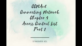 Celebrity CNv6 Chapter 4   Access Control List Part 1 Profile